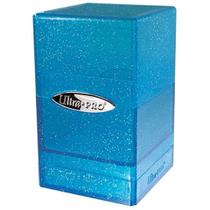 Deck Box Ultra Pro Satin Tower 100+ Card Glitter Blue