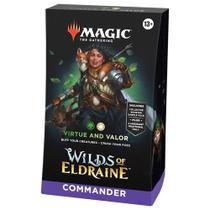 Deck Commander Magic Wilds Of Eldraine Virtude e Valor EN