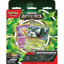 Deck de Batalha Deluxe Pokémon Meowscarada - Jogo de Cartas Colecionáveis
