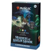 Deck de Commander Assassinato Na Mansão Karlov Deep Clue Sea