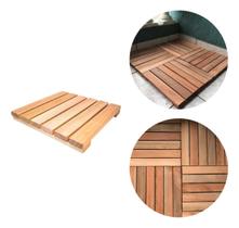 Deck De Madeira 30x30 Para Piso Tablado Madeirado Garagem