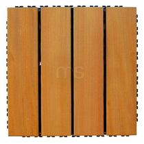 Deck de Madeira 30x30cm Painel Modular em Placa Madersilva