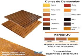 Deck De Madeira Modular 100x100 cm Réguas 7 cm Neonx Com Pintura