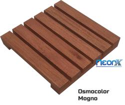 Deck De Madeira Modular 30x30 Cm Réguas 4 cm Com Pintura Neonx
