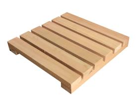 Deck De Madeira Modular 30x30 Cm Réguas 4 Cm Sem Pintura NeonX