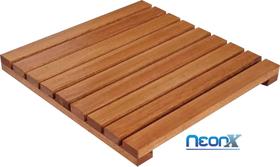 Deck De Madeira Modular 45x45 cm Réguas 4 cm Neonx Com Pintura