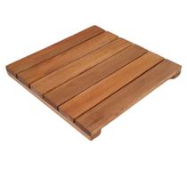 Deck De Madeira Modular 45x45 cm Réguas 7 cm Neonx Com Pintura Deck De Madeira Modular 45x45 cm Réguas 7 cm Neonx Com Pintura