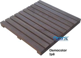 Deck De Madeira Modular 50x50 cm Com Pintura Neonx Deck De Madeira Modular 50x50 cm Com Pintura Neonx