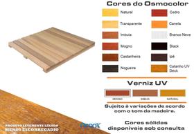Deck De Madeira Modular 60x60 cm NeonX Com Pintura