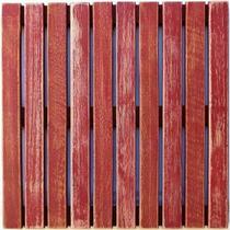 Deck em Placa Colorido Painel Ms Pátina 50x50cm Madersilva Vermelho Deck em Placa Colorido Painel Ms Pátina 50x50cm Madersilva Vermelho