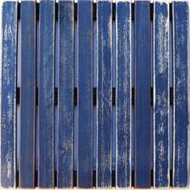 Deck em Placa Colorido Painelms Pátina 50x50cm Azul Deck em Placa Colorido Painelms Pátina 50x50cm Azul