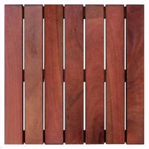 Deck em Placa de Madeira Modular Base Madeira 50x50cm Madersilva