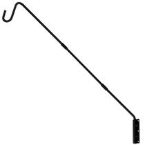 Deck Hook Juegoal Heavy Duty montado na parede de 63 a 91 cm em metal preto Deck Hook Juegoal Heavy Duty montado na parede de 63 a 91 cm em metal preto