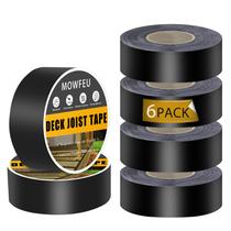 Deck Joist Tape Mowfeu de 4 cm x 15 m de butilo à prova de intempéries pacote com 6