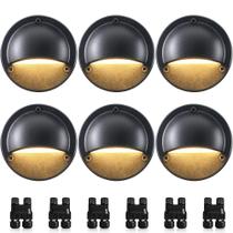 Deck Lights SUNVIE 5W 3000K Warm White 12-24V IP65, pacote com 6