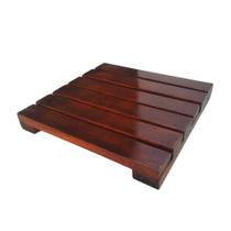 Deck Mini de Madeira Multiuso Placa Modular Jardim Varanda Banheiro - LNVENDAS