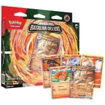 Deck Pokémon Batalha De Luxe Ninetales EX Copag Em Português Cards Cartas