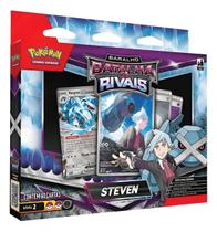 Deck Pokémon Batalha de Rivais Steven Copag - Jogo de Cartas TCG Original Deck Pokémon Batalha de Rivais Steven Copag - Jogo de Cartas TCG Original