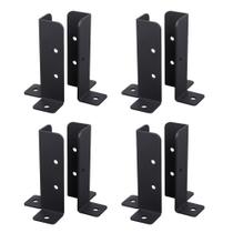Deck Post Anchor Base Brackets Wpbhk 8 unidades para poste de madeira Deck Post Anchor Base Brackets Wpbhk 8 unidades para poste de madeira