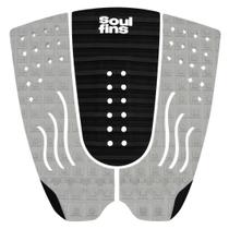 Deck Surf Antiderrapante - Soul Fins Colors Preto/Cinza 64 Deck Surf Antiderrapante - Soul Fins Colors Preto/Cinza 64