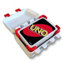 DeckBox Caixinha Organizadora pra Guardar Cartas Uno Jogos