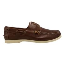 Deckshoes Samello Kanoê Masculino Sapato Docksides Náutico Couro Marrom Conhaque Original