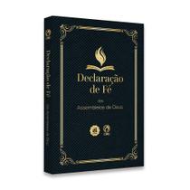 Declaração De Fé: Atualizada Preta Capa Mole - Português, 2025 - Brochura
