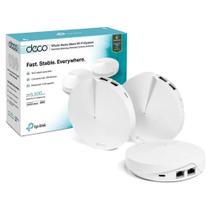 Deco M5 Roteador Tp Link Ac1300 Sistema Wifi Mesh Bivolt 100 240V Branco 3 Unidades