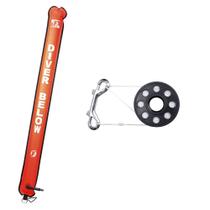 Deco Marker Com Spool, Boia Sinalização Superfície Cabo 45m