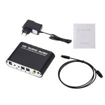 Decodificador de Áudio Elistoop HD Audio Rush 5.1 com Entrada Ótica
