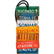 Decor Home Tag "Placas de Sucesso, Tenha fé..." - DHT2-091 - 1 unidade - Litoarte - Rizzo