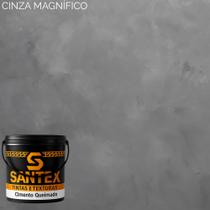 Decora Efeito Cimento Rústico 5kg/1kg Cinza Chumbo Cimento Queimado Cores Acabamento Perfeito Top