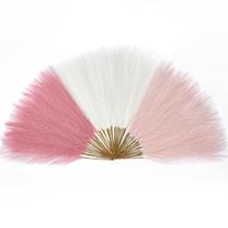 Decoração artificial de capim-dos-pampas rosa Serwalin 60 unidades de 45 cm Decoração artificial de capim-dos-pampas rosa Serwalin 60 unidades de 45 cm