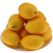 Decoração artificial de limão Gresorth 8 peças de frutas de espuma de 8,5 cm