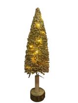 Decoração Árvore de Natal Pinheiro Dourado Brilhante Luxo