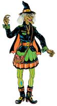 Decoração Beistle Vintage Halloween Jointed Witch 1,45 m
