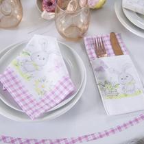 Decoração Casa e Páscoa 6 Porta Talheres mais 6 Guardanapos / Cozinha, Sala de Jantar - Nalu Casa e Decoração