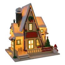 Decoração Casa Natal Vila Natalina C/ Iluminação Grande