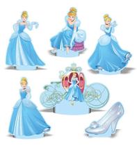 Decoração Cinderela 6 Display de Mesa em EVA Festa Aniversário Decoração Cinderela 6 Display de Mesa em EVA Festa Aniversário