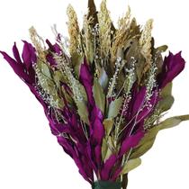 Decoração com Flores Secas Estilo Rústico e Luxuoso em Buques