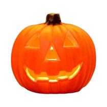 Decoração De Abóbora Brilhante Com LED Para Halloween, Tripla Camada, Iluminada, Alimentada Por