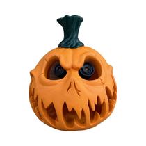 Decoração De Abóbora Gigante De Halloween Em Resina, Fantasma Com Características Faciais Estranhas, Decoração De Abóbora Gigante De Halloween Em Resina, Fantasma Com Características Faciais Estranhas,