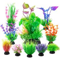Decoração de Aquário Artificial Ameliade - 11 Plantas de Plástico Decoração de Aquário Artificial Ameliade - 11 Plantas de Plástico