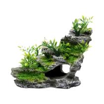 Decoração De Aquário Em Resina Decorativa Com Pedra De Montanha E Caverna Para Peixes