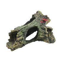 Decoração De Aquário Em Resina Multifuncional Em Forma De Tronco Oco, Caverna Não Tóxica Para Peixes