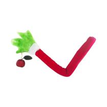 Decoração De Árvore De Natal DIY Com Braço De Monstro Verde Peludo Para Festas E Feriados