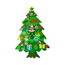 Decoração De Árvore De Natal DIY Em Feltro Para Crianças, Quebra-Cabeça Artesanal, Presente De