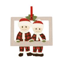 Decoração De Árvore De Natal Em Família DIY Feliz Natal 2025 Enfeite Suspenso De Natal Ano Novo 2026