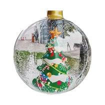 Decoração De Bola De Natal Inflável Em PVC Para Interiores E Exteriores, Decoração DIY Popular Para