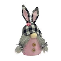 Decoração de boneca sem rosto de Páscoa Decoração de mesa de quarto Poste permanente